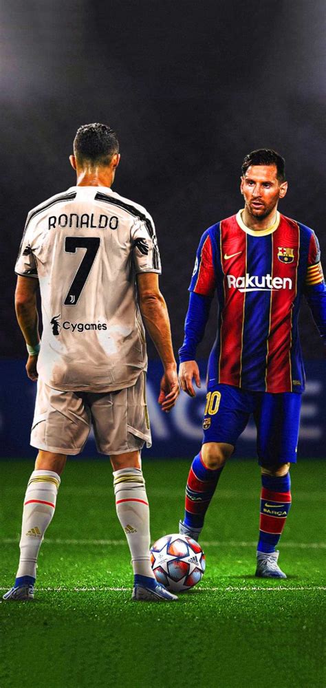 ronaldo and messi wallpaper 2023.